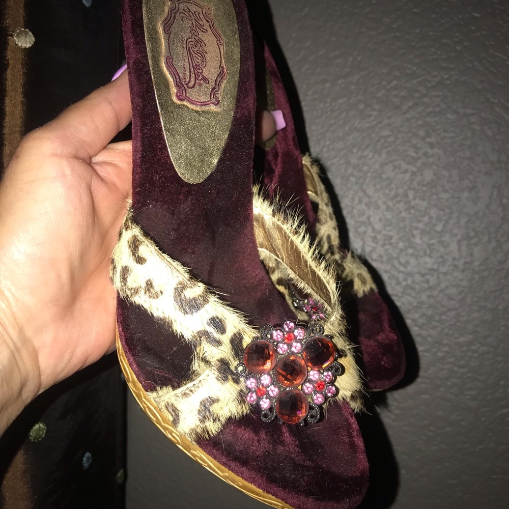 Hale Bob Heels leopard heels